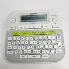 Brother P-touch PTD210 Label Maker One-Touch Keys Multiple Font Organization