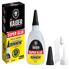 Der Kaiser Thick CA Super Glue – 2 oz Bottle – Gap-Filling Adhesive -DIY & Wood