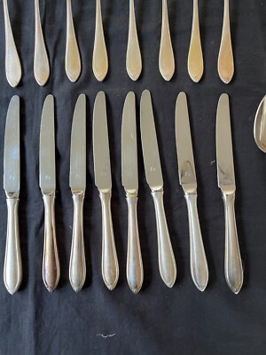 Christofle Versailles Flatware Set Silverplated Dinner Cutlery 45