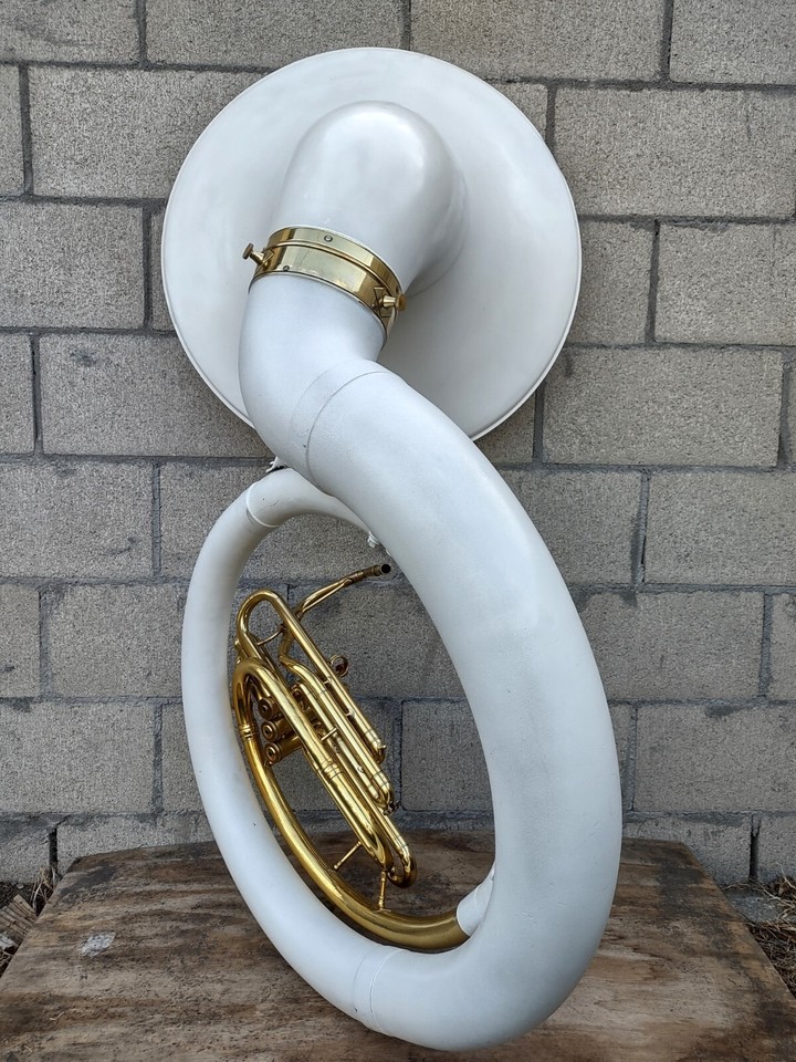 KING SOUSAPHONE FIBERGLASS AND BRASS BBb USED eBay