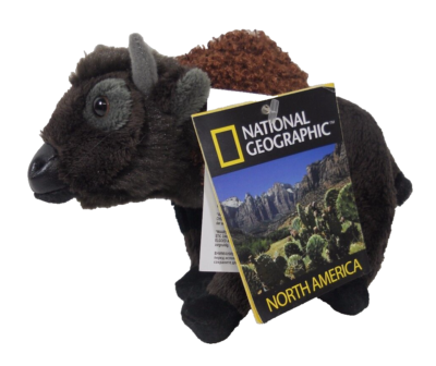 BUFALO PELUCHE LELLY L 20 CM CODA INCLUSA SERIE NATIONAL