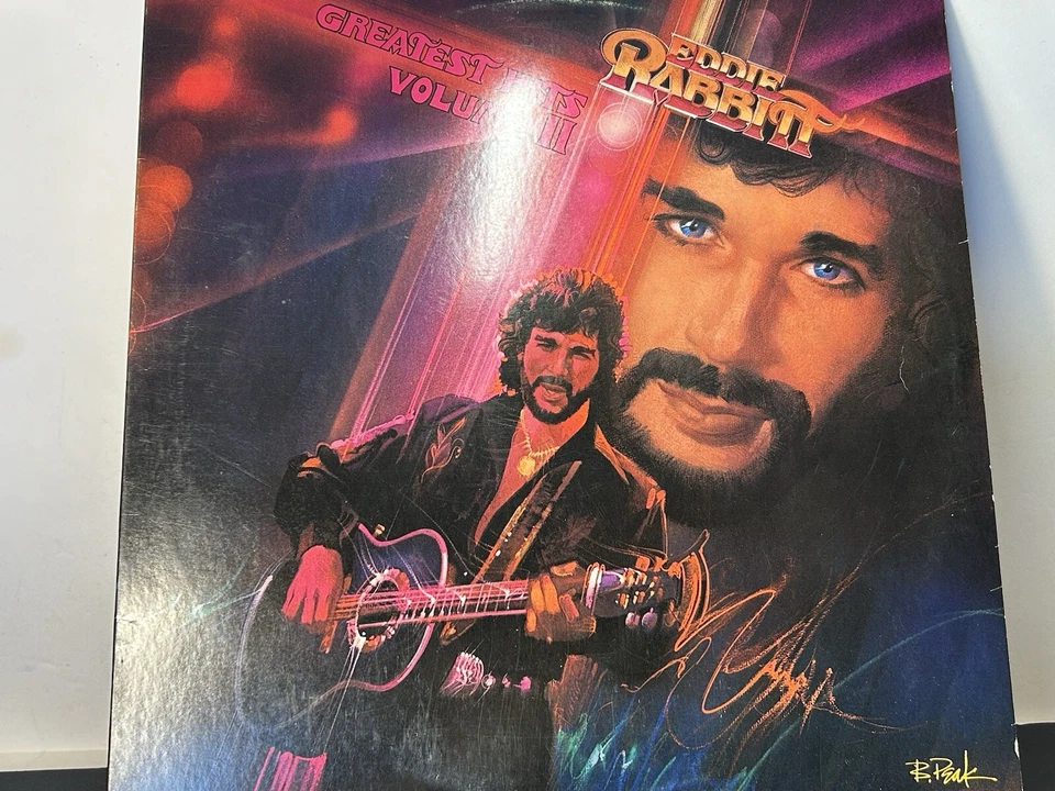 Eddie Rabbitt Greatest Hits Vol. II 1983 LP Vinyl Foto 2 de 4