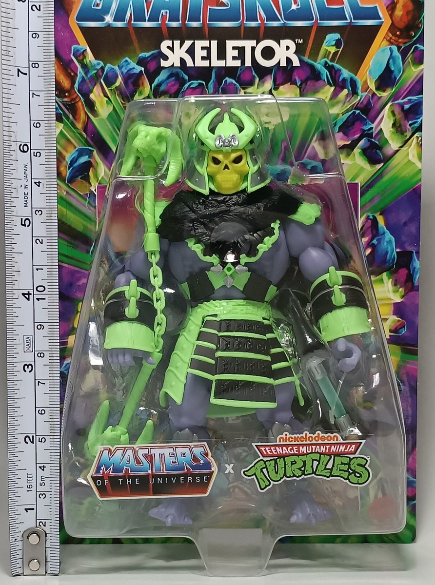 MATTEL MOTU x TMNT TURTLES GRAYSKULL SKELETOR EUROPEAN ACTION