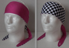 Nike Dri-Fit Printed Reversible Bandana Head Tie Active Fuchsia/Black/White