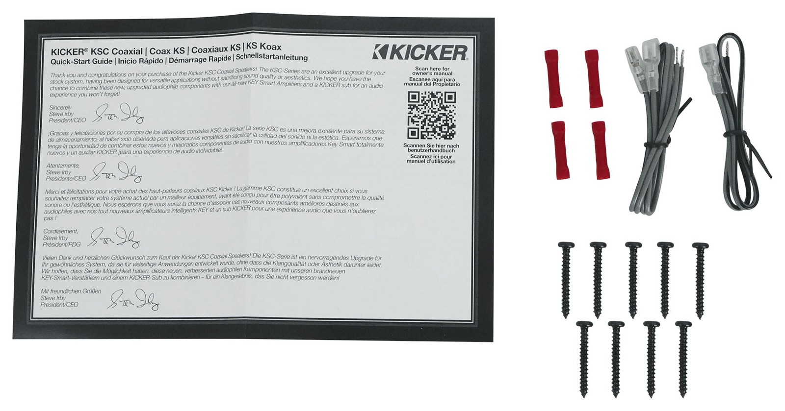 Комплект для замены динамиков на передней двери Kicker KSC 35 Подходит для Chevy Corvette 2005-2013 годов выпуска