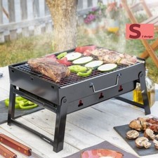 barbecue griglia a carbone carbonella grill portatile pieghevole da tavolo