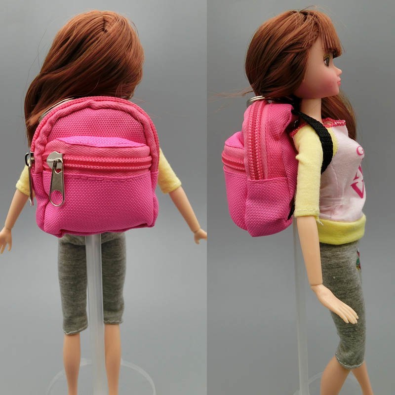 Fashion 1:6 Doll Bag Schoolbag For 11.5" Doll Knapsack Packsack For Blyth Doll E - Foto 10