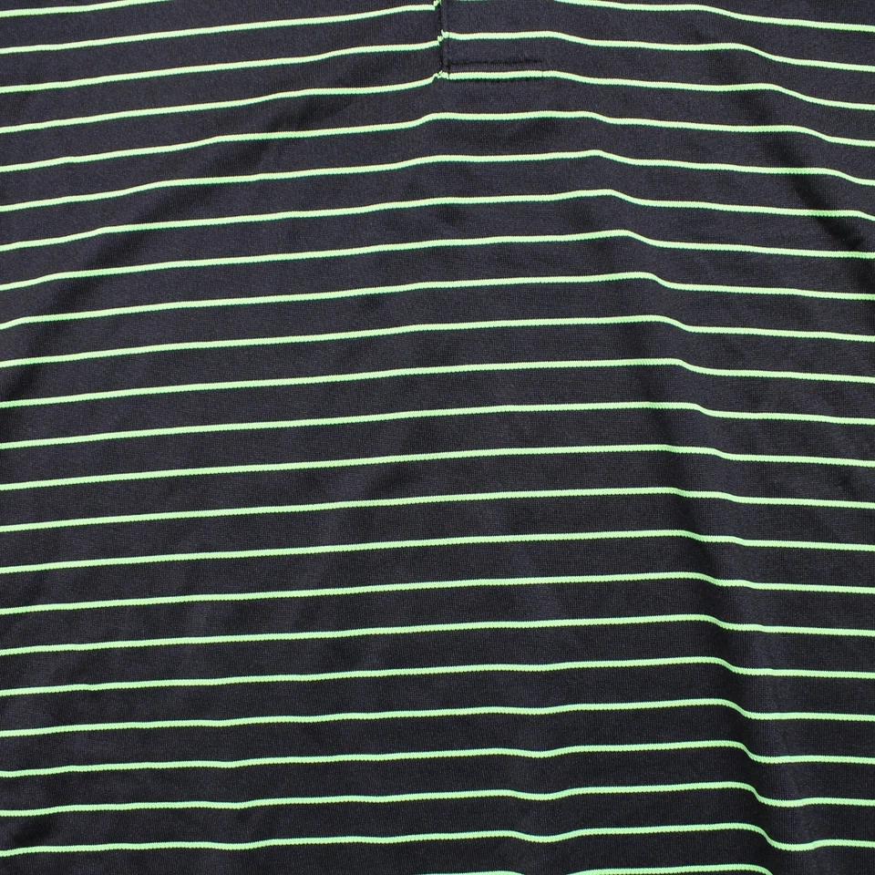 Camisa Polo George Jóvenes Niños Top M 8 Verde y Negro Rayas Manga Corta Foto 2 de 4