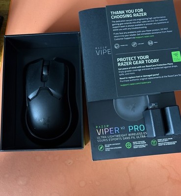 Razer Viper V2 Pro Wired Optical Gaming Mouse Black With Hyperpolling Dongle