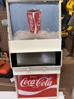 1977 Vintage Coca Cola Coke Light Up Clock by Everbrite Model G019 WORKS! 24x11”