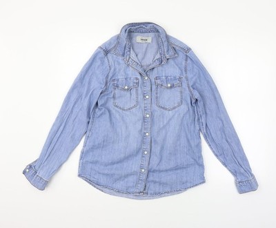 Blaue Damenjacke UK Größe 8 New Look