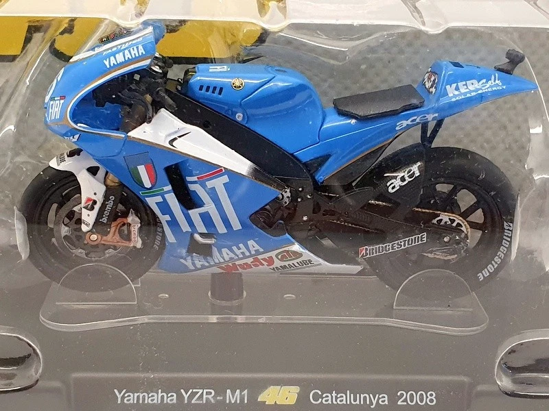 Altaya 1/18 Scale FFR39 - Yamaha YZR M1 #46 Valentino Rossi Catalunya 2008 - Image 2 of 2