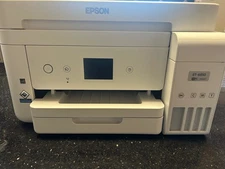 Epson EcoTank ET-4850 Color Inkjet All-In-One Printer White - OPEN BOX, NO INK.