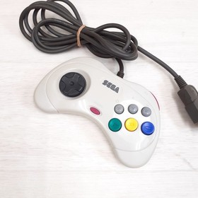 Sega Saturn Console White Japanese with controlller & cables tested EXCELLENT!