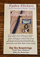 Kydex Klicker Upgrade Kit / FlexBack Blade System, Limb clickers, Recurve Bow