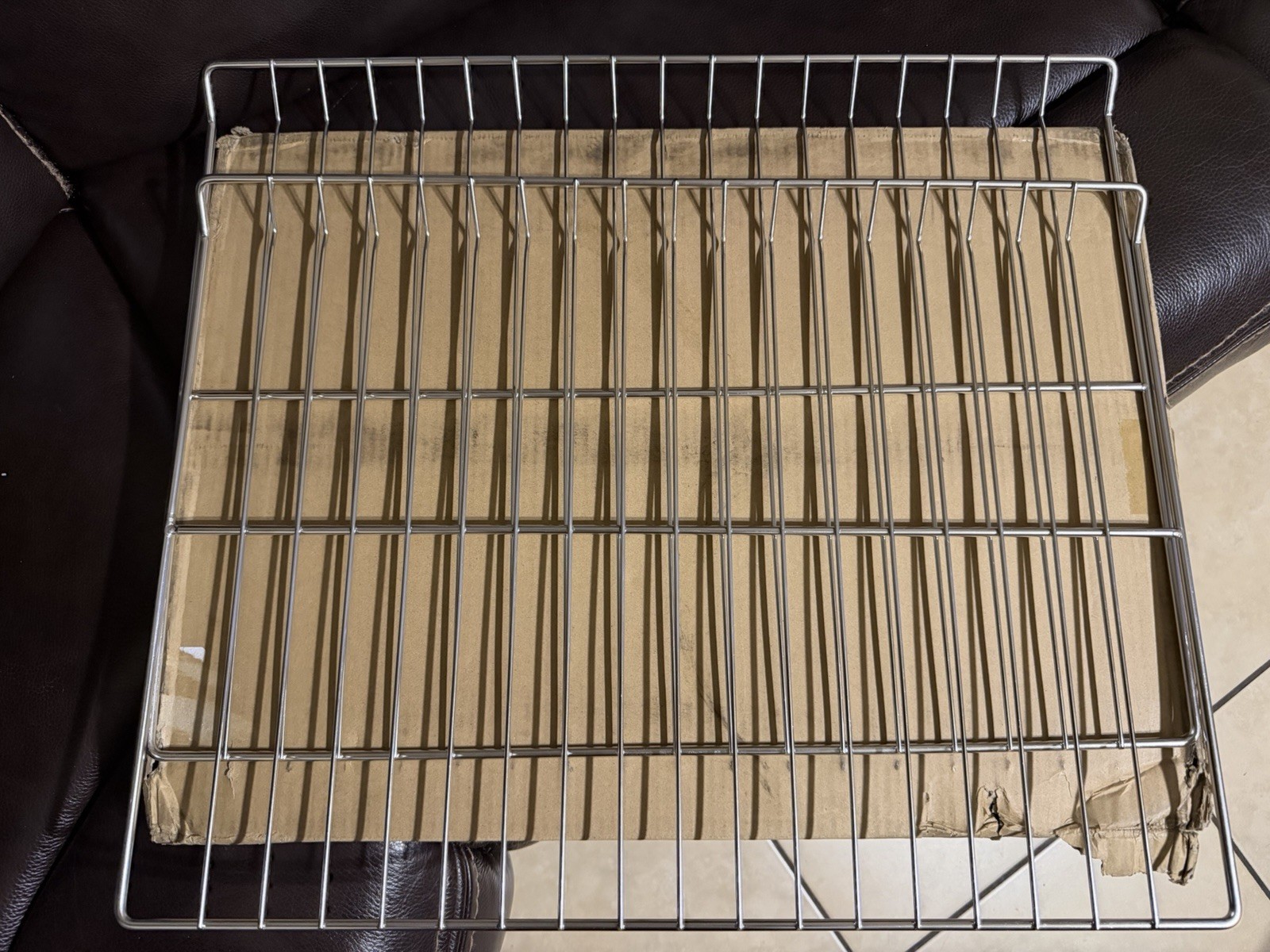 New Open Box Two Oven Grill Racks. Stainless Steel.