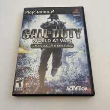 Call Of Duty World At War Final Fronts (Sony Playstation 2 Cleaned & Tested