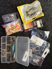 Sea Fishing Tackle Job Lot Hooks, Rigs, Line, Leads, Swivels, Lures, Booms, Box