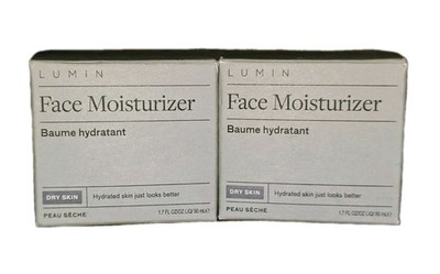 Lot Of 2 lumin face moisturizer dry skin balm Baume Hydratant 1.7 oz
