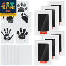 6-Pack Baby Inkless Hand and Footprint Kit, Ink Pad Paw Print Kit for Dogs, Dog