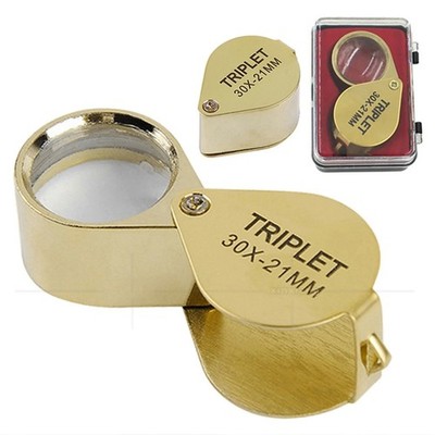 NEW 30X Jewelers Loupe Magnifier Jewelry Coin Loop Magnifying Glass Eye Pocket..
