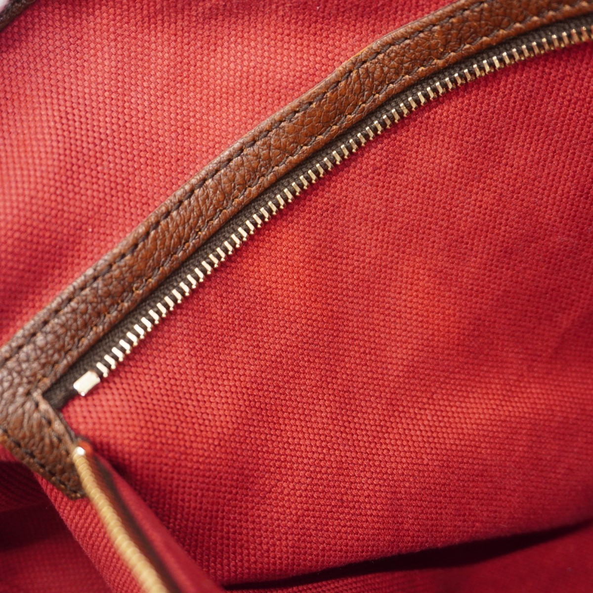 Gucci Sherry Line Canvas Handbag Brown Gold Hardware thumbnail 10