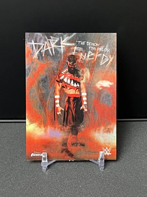 2025 Topps Finest WWE "The Demon" Finn Balor #DE-DFB Dark Energy SSP Case Hit