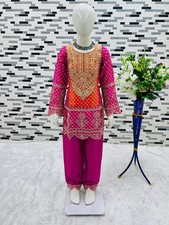 Readymade kids girls sharara party wear eid indian girls designer dress