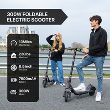Adult Electric Scooter w/ APP, 300W Folding scooter Urban Commuter E-Scooter US