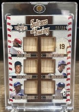 Rose-Gwynn-Carew-Buckner-Boggs-Williams Game Used Bat Patches 29/30 NM/Mint🔥🔥