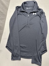 Under Armour Youth 1/4 Zip Long Sleeve black Youth Large