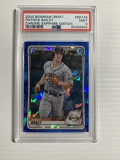 2020 Bowman Draft Sapphire Patrick Bailey Chrome 1st #BD-146 PSA 9