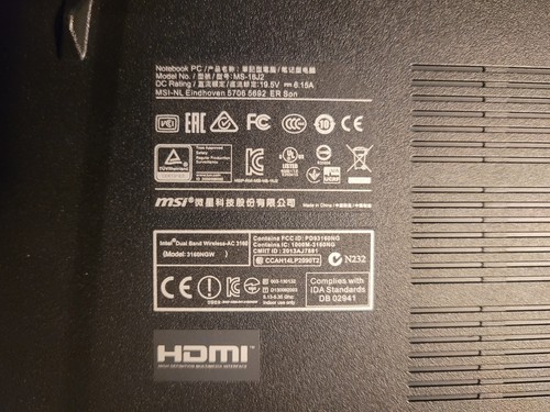 MSI GE62 Apache Pro Gaming Laptop - Picture 10 of 12