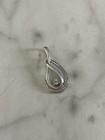 925 Silver Teardrops Pendant No Chain — photo 1