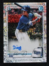 2020 Bowman Chrome Prospects Speckle Refractor /299 Jhon Diaz #CPA-JDI Auto 0lj0
