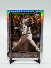 Gordon Graceffo RC 2025 Topps Chrome #256 Sepia Refractor Rookie Cardinals