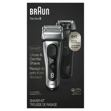 NEW Braun Series 8 -8517s Electric Razor Shaver Kit with Case and Charging Stand