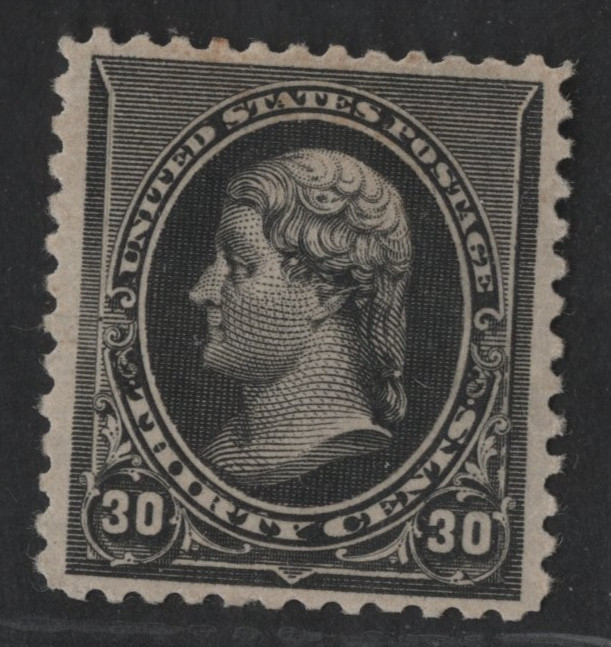 US 1890 JEFFERSON SCOTT #228 MINT ORIGINAL GUM VERY LIGHT HINGE VF-XF CENTERING