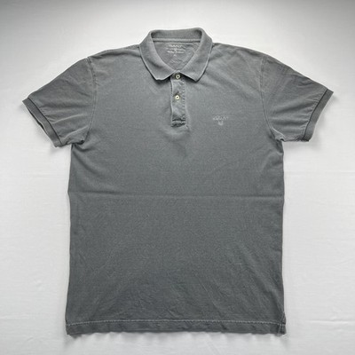 GANT  New Haven Connecticut Poloshirt Tshirt Herren Größe XL Baumwolle Grau
