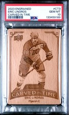 Eric Lindros ⭐TheGreat88⭐ 2023 UD ENGRAINED CARVED IN TIME GEM MINT PSA 10 Pop 1