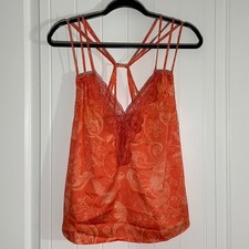 NWT Free People Intimately  Off the Coast Cami Coral  Women's Medium