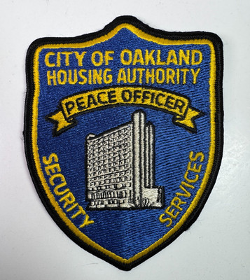 Oakland Housing Authority Peace Officer California CA Patch N2B