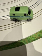 1970s AURORA AFX MAGNATRACTION DODGE STREET VAN LIME GREEN HO SLOT CAR WORKS 