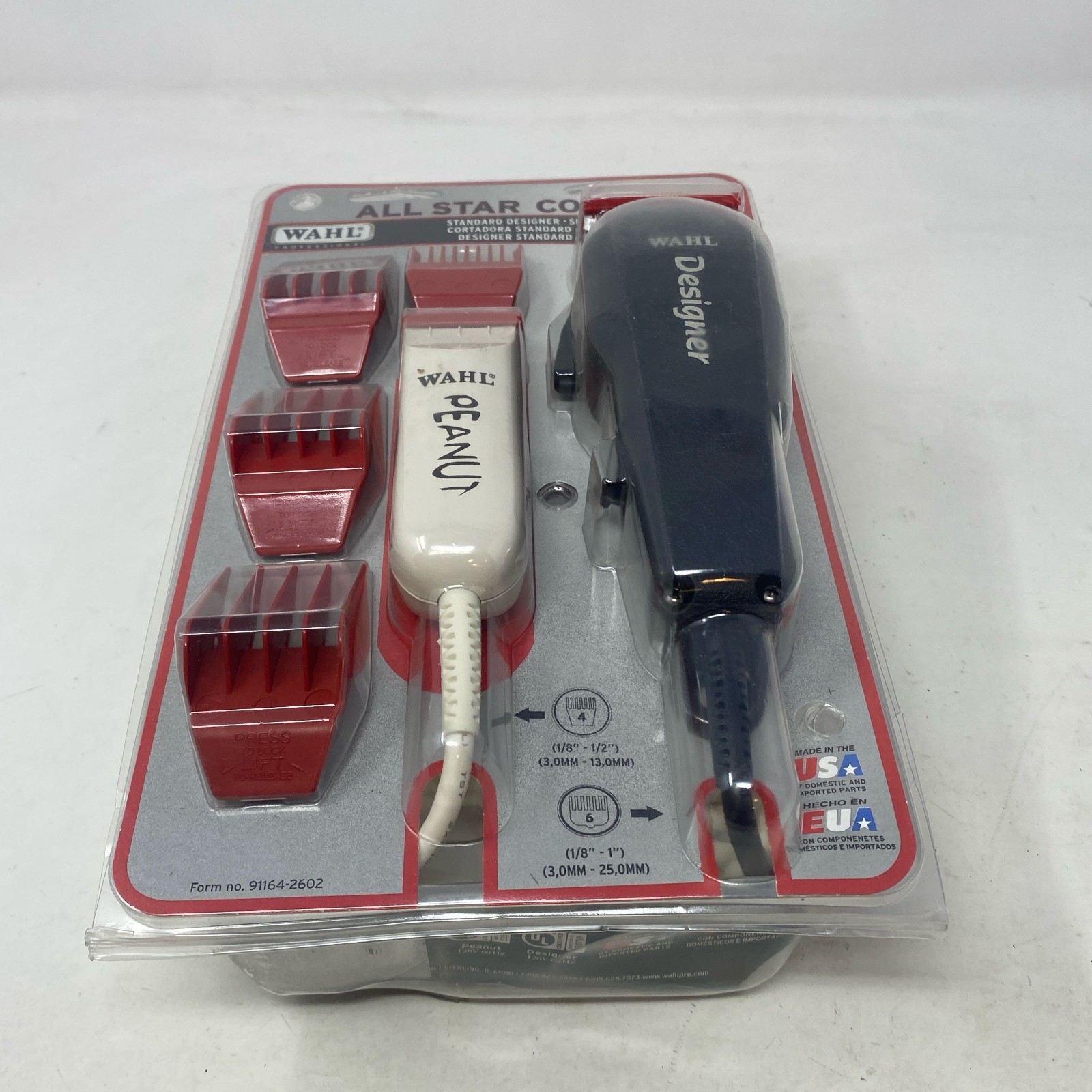 Wahl All Star Combo Designer Clipper + Peanut Trimmer Black/