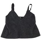 Urban Outfitters Out From Under Crop Top sz M/L Youth Girls Black Sparkly