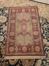2' 6" x 4' Small Karastan Wool Rug Antique Legends Bakhtiyari Moth Proof