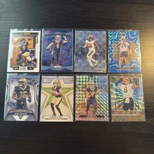 New Orleans Saints 8 Card Lot Rookies & Inserts Panini NFL Football Cards Lot