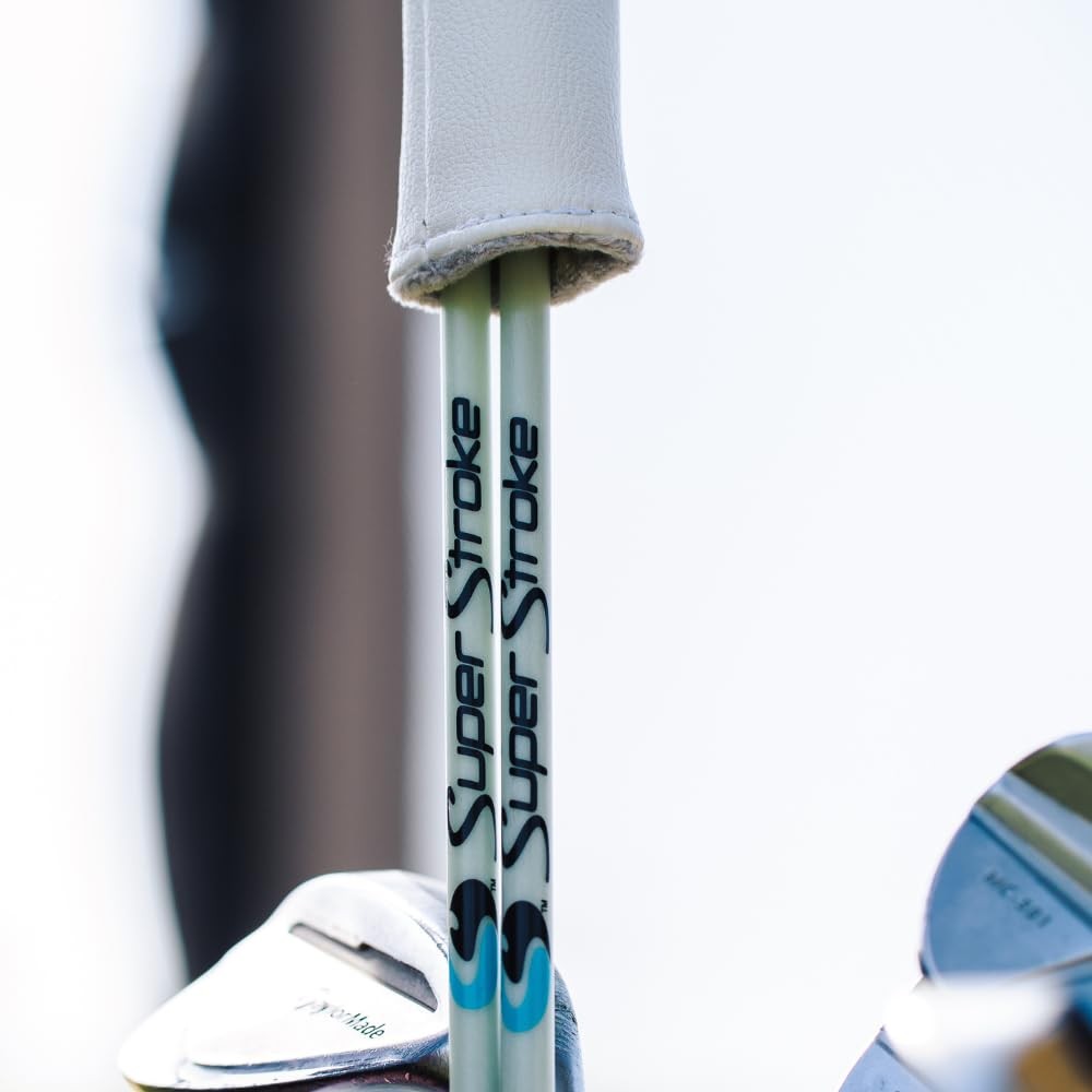 SuperStroke Golf Alignment Sticks 45" Fiberglass Rods, Full Swing Training Ai...