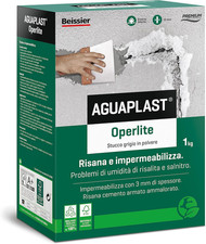 Operlite Stucco Risanante Contro Umidità E Salnitro, 1Kg - Stucco, Intonaco Colo