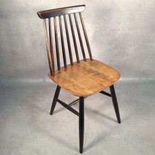 Mid Century Dining Chair Vintage Spindle Back Wooden Retro Kitchen Chair